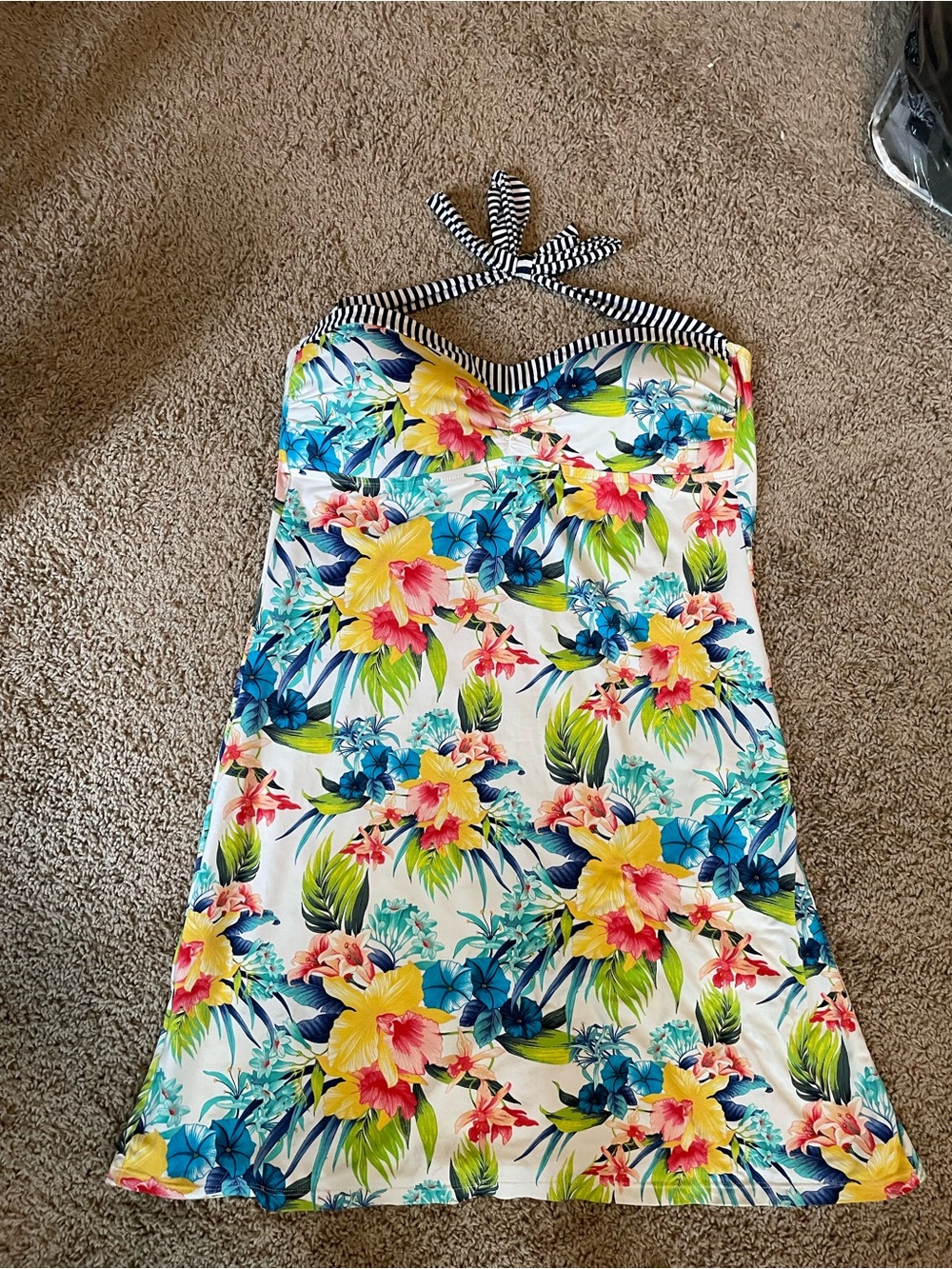Tommy Bahama Woman’s Swim Two piece Halter Dress and Bikini bottom Sz Xl - Picture 8 of 8
